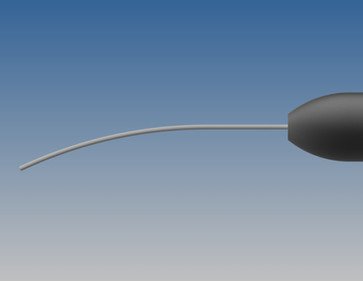 VS0120.25-25G Curved Laser Probe